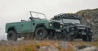В Великобритании построили электрические Land Rover Defender на базе Tesla (видео) - focus.ua - Украина - Англия