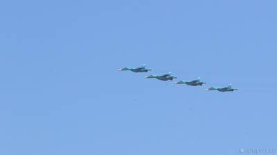 Российские Су-35 проводили бомбардировщики США над Беринговым морем
