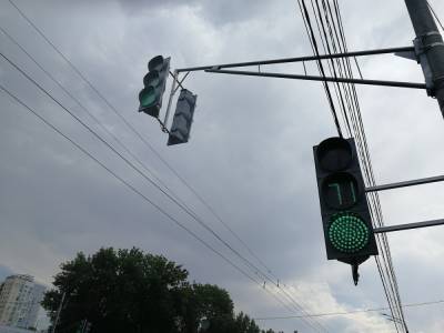 Новые светофоры установили на проспекте Гагарина