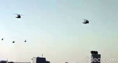 Вертолет ВВС США приземлился в центре Бухареста – видео экстренной посадки