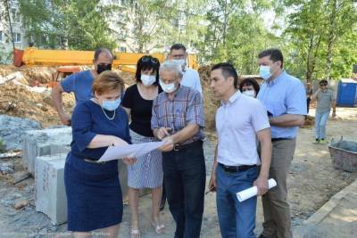 Мэр Рязани Елена Сорокина посетила стройки яслей у 4 детских садов