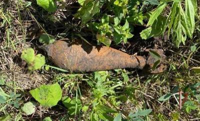 Тюменцы нашли на даче мину, которая представляла опасность для жизни