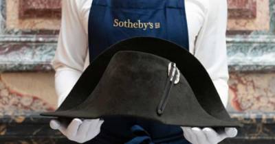 На аукционе продадут шляпу Наполеона: стоимость лота начинается с 400 тысяч евро