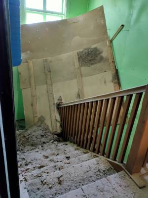 В Усть-Куломе обвалилась крыша в жилом доме
