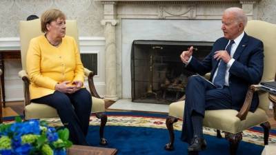Джо Байден заявил о совместной с Германией борьбе против «российской агрессии»