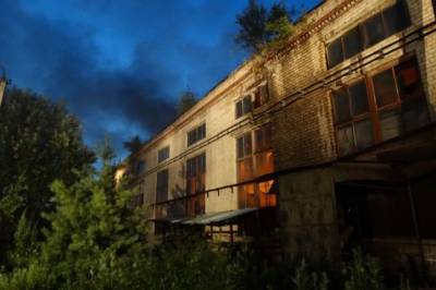 В Хабаровске горел завод «Амуркабель»
