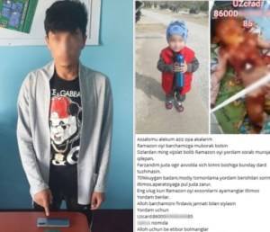 19-летний житель Джизака обманывал в соцсетях сборами денег на лечение племянника