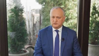 Додон выступил за объединение левых партий Молдавии