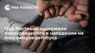 В Ростовской области задержали подозреваемого в нападении на пассажиров автобуса с ножом