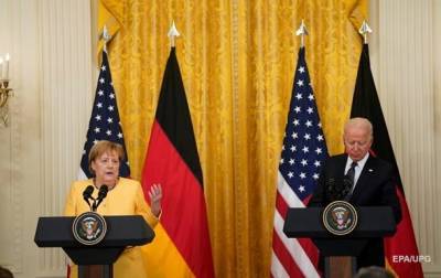 Байден и Меркель приняли совместную декларацию