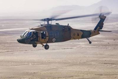 США передали афганской армии семь новых вертолётов UH-60 Black Hawk