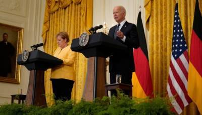 Меркель в Вашингтоне: Nord Stream 2 остался без решений
