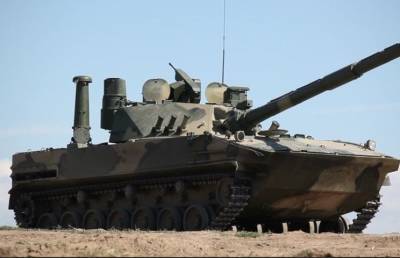 Легкий плавающий танк «Спрут-СДМ1» показали в бою