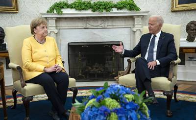 CNBC (США): Байден и Меркель предупреждают, что Россия не может использовать газопровод «Северный поток» как оружие против Украины