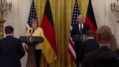 Отношения с Украиной обсудили на встрече в Вашингтоне лидеры Германии и США