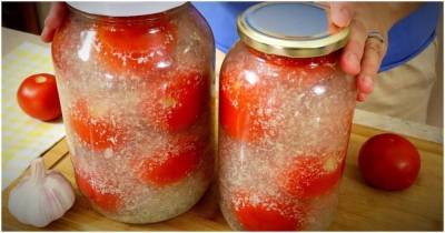 Необычный способ консервации томатов на зиму: томаты в снегу