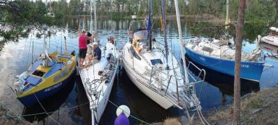 На Онежском озере под Петрозаводском яхтсмены определили сильнейших