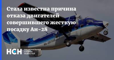 Стала известна причина отказа двигателей совершившего жесткую посадку Ан-28