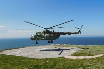 В Одесской области военный вертолет напугал курортников