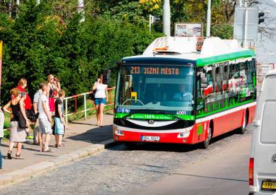 В Праге появится первый электробусный маршрут