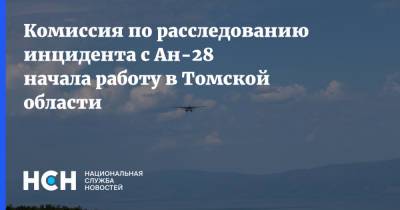 Комиссия по расследованию инцидента с Ан-28 начала работу в Томской области