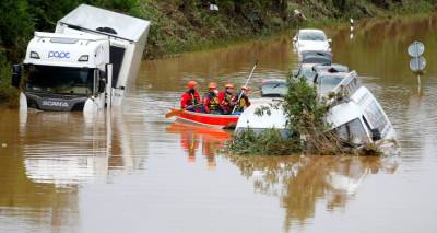 По меньшей мере 133 человека погибли на западе Германии из-за наводнения