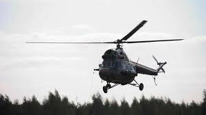 В Николаевской области упал вертолет Ми-2