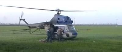 В Николаевской области разбился и загорелся вертолет, есть жертвы