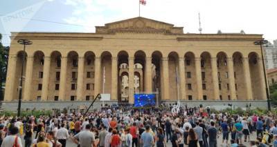 Новая акция протеста пройдет перед парламентом Грузии