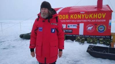 Федор Конюхов переночевал на дрейфующей льдине