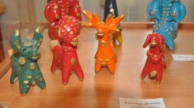 Выставка абашевской игрушки в Пензе насчитывает около 200 экспонатов