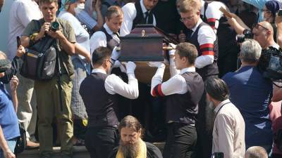 Петра Мамонова похоронили в подмосковном городе Верея