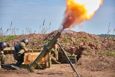 Каратели выпустили 52 мины по территории ДНР