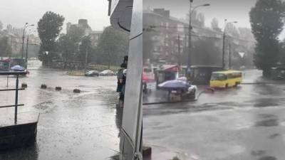 Ураган и ливень: Киев снова накрыла непогода
