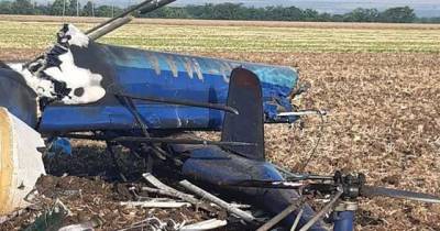 Упал за считанные минуты после взлета: в Николаевской области выясняют причины падения вертолета