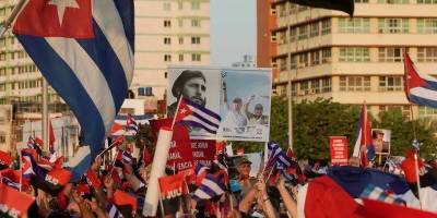 В Гаване прошел митинг в поддержку властей Кубы
