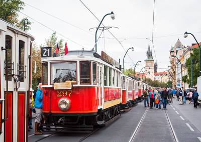 В воскресенье в Праге пройдет парад исторических трамваев