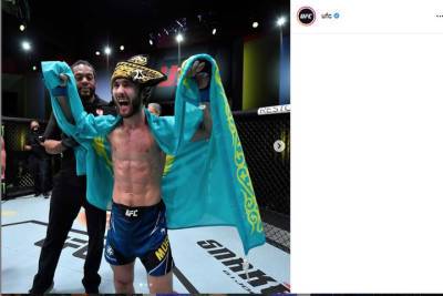 Казахстанский боец Морозов одержал первую победу в UFC