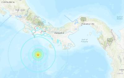 У берегов Панамы произошло сильное землетрясение