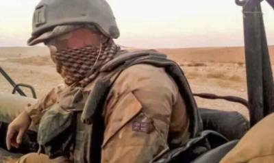 Российские наемники, воюющие на стороне Асада, переодеты в британскую военную форму