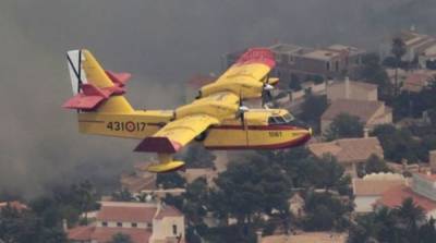 В Испании в популярной туристической зоне вспыхнул лесной пожар
