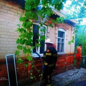 На пожаре в Мелитопольском районе погиб мужчина. Фото