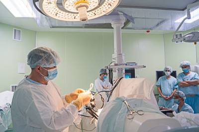 Военные врачи в Подмосковье провели уникальную операцию на сердце