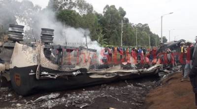 В Кении взорвался бензовоз, есть жертвы
