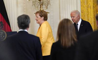 Встреча Байдена и Меркель в Вашингтоне: улыбки, угрозы и блоковое мышление