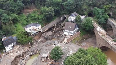 Последствия стихии: полиция Тюрингии показывает масштабы катастрофы