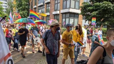 В Берлине прошёл русскоязычный ЛГБТ-марш