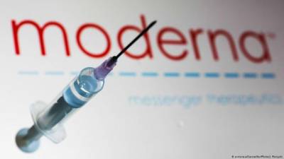 Озвучены сроки вакцинации препаратом Moderna