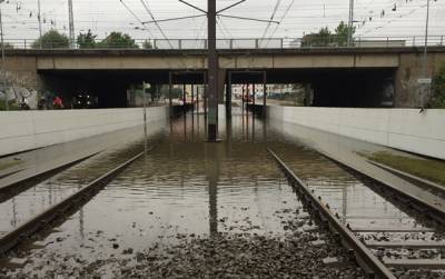 Из-за наводнения в Германии повреждено 600 км железнодорожных путей