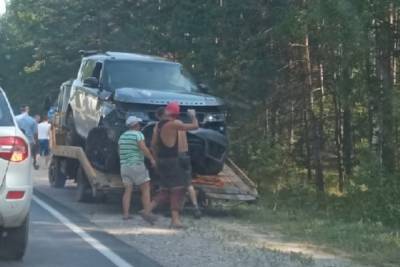 Под Касимовом произошло серьезная авария с участием Land Rover